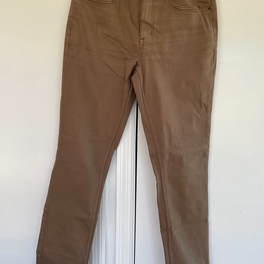 Men's Brown Straight-Fit Jeans